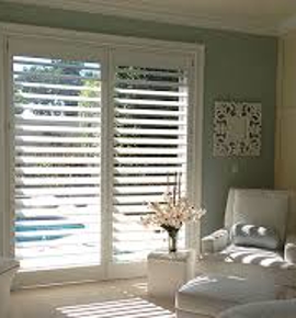 White Shutters in living room Photo
